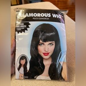 Black wig costume